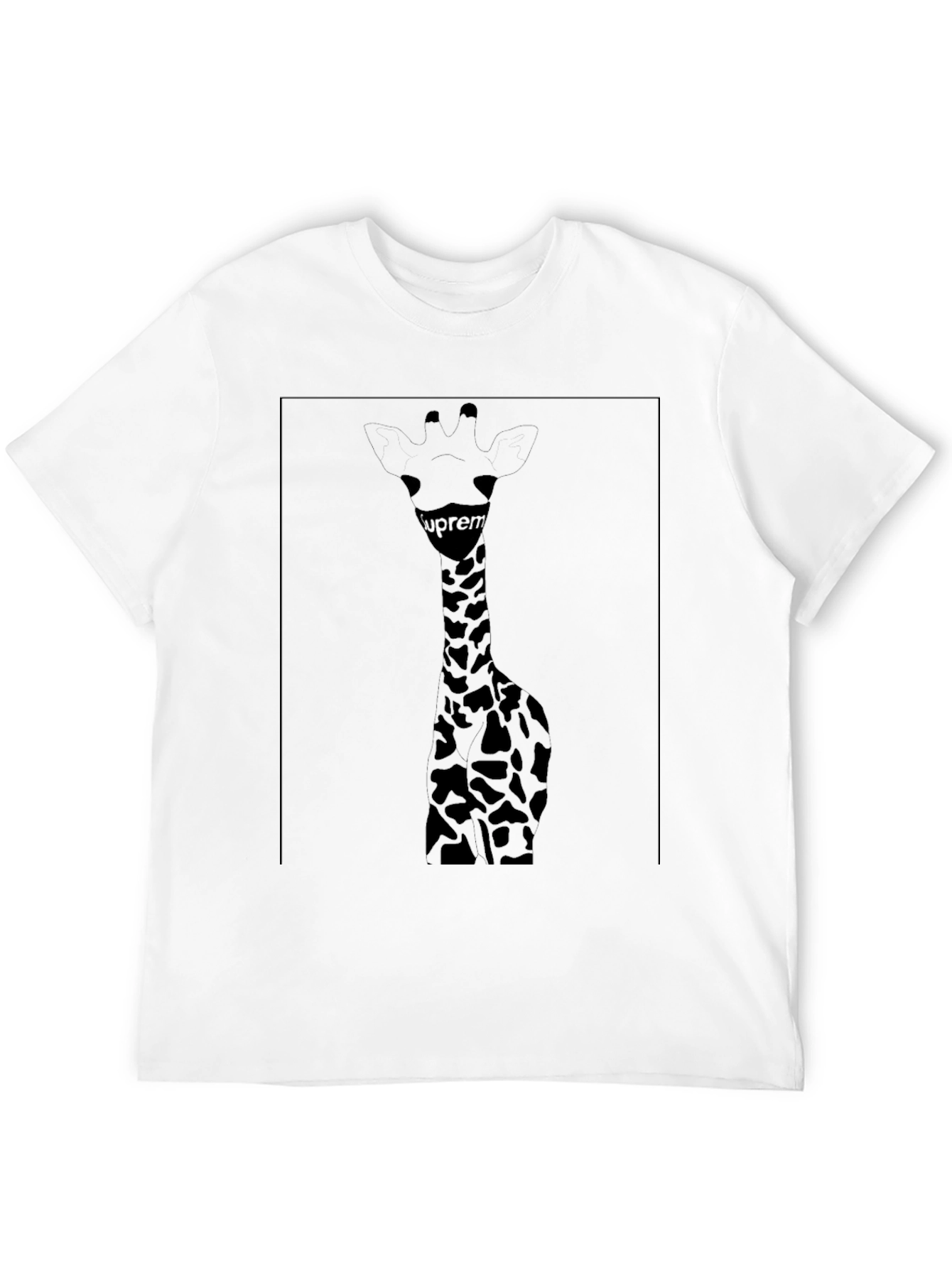 Giraffe Graphic Tee - Supreme Style