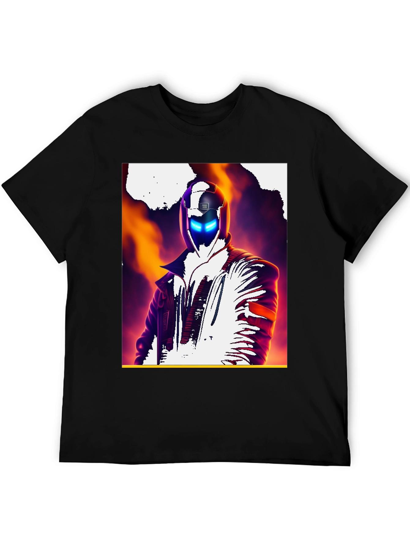 Cyberpunk Rider Black T-Shirt