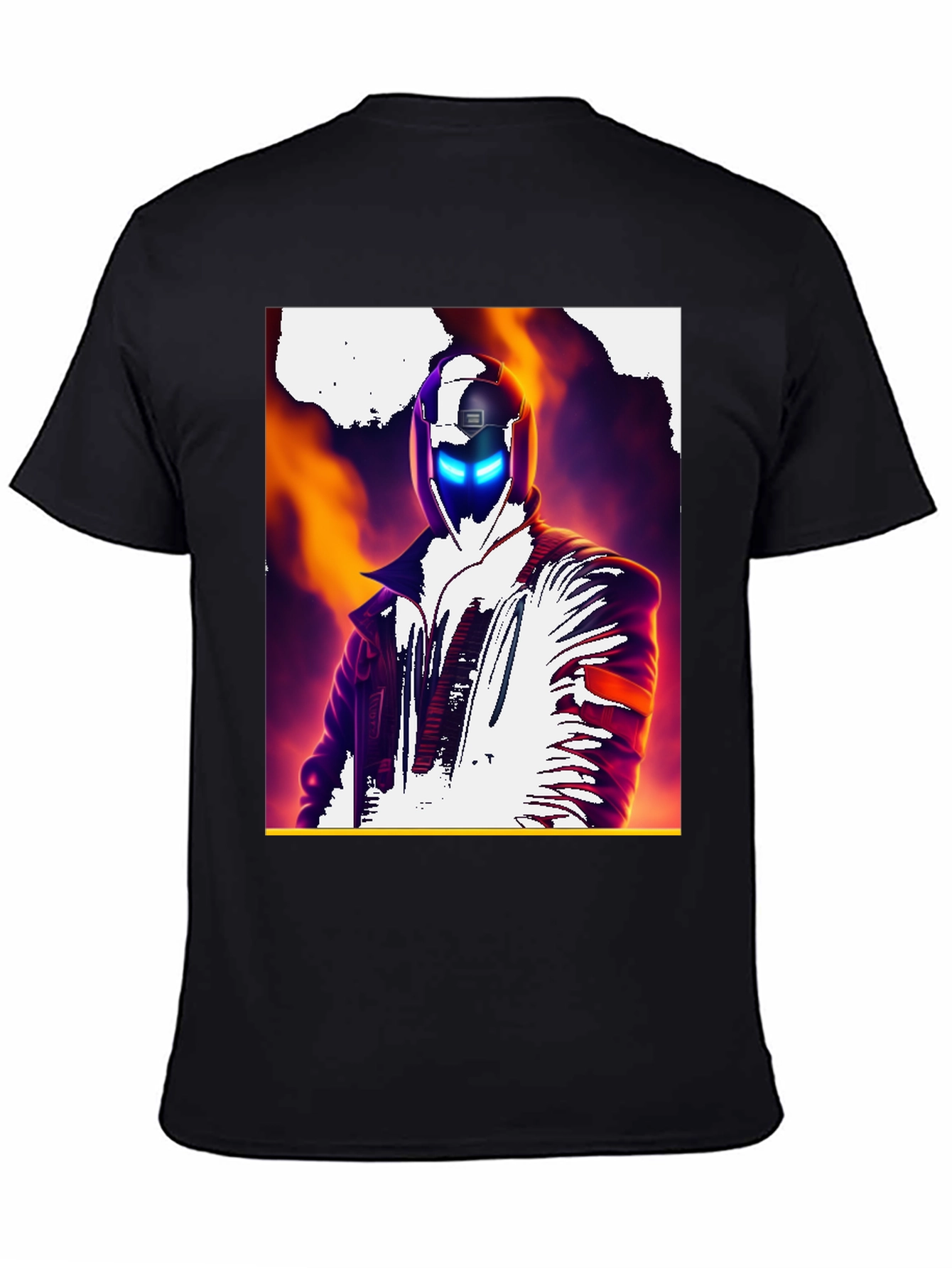 Cyberpunk Rider Black T-Shirt