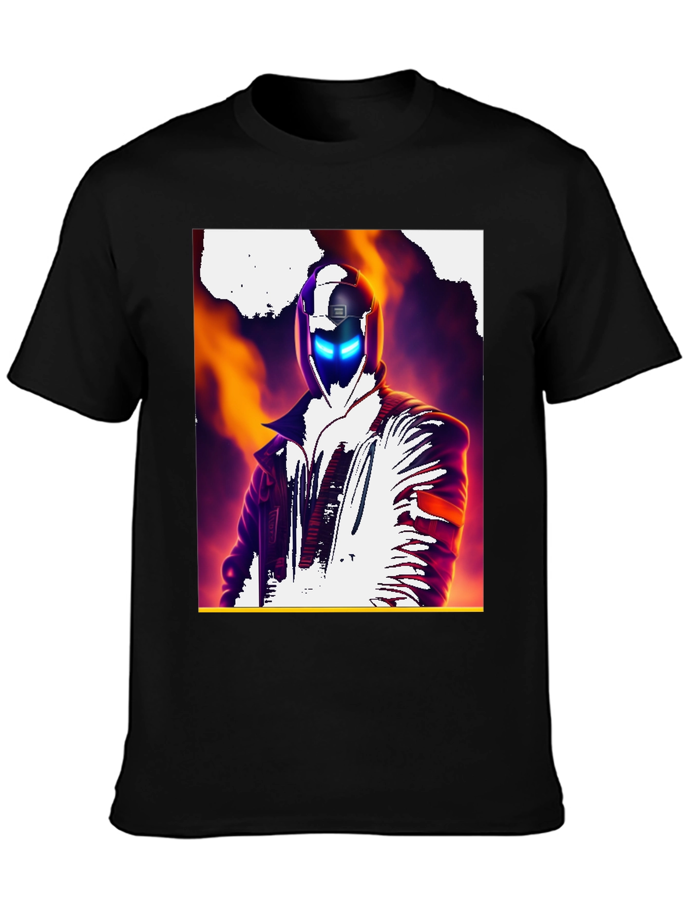 Cyberpunk Rider Black T-Shirt