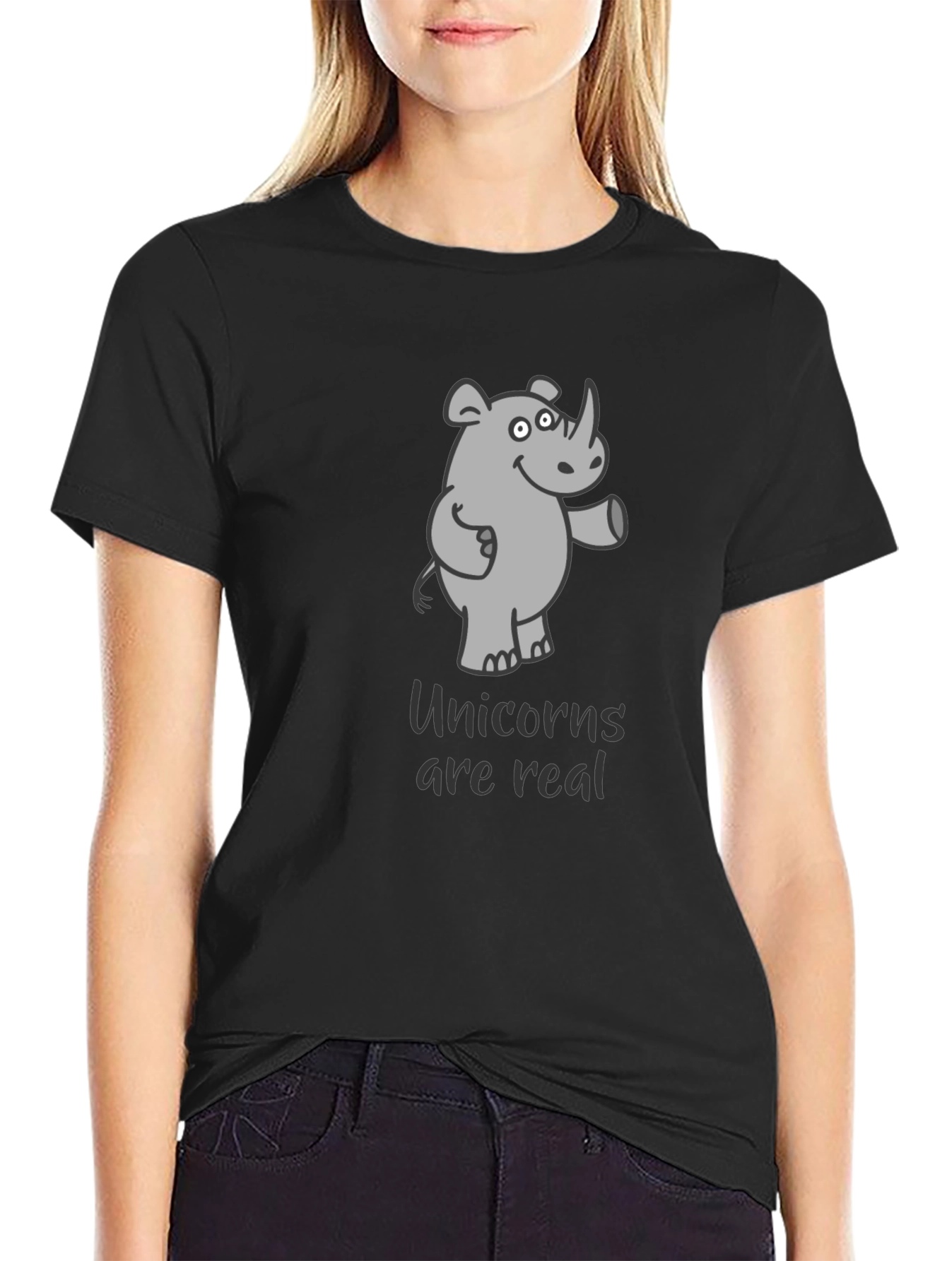 Unicorns Are Real Humor Tee