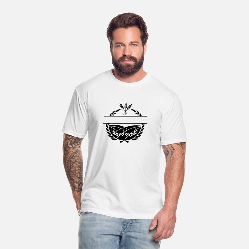 Laurel wreath landscape farmer