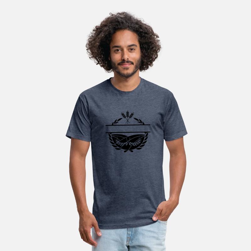 Laurel wreath landscape farmer
