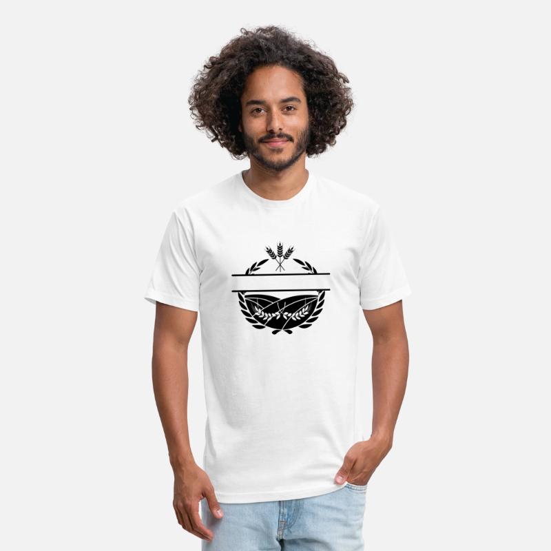 Laurel wreath landscape farmer