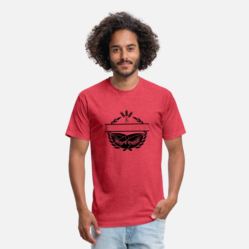 Laurel wreath landscape farmer