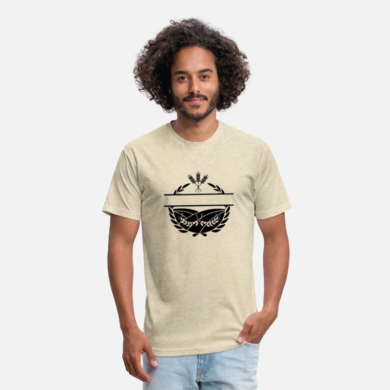 Laurel wreath landscape farmer