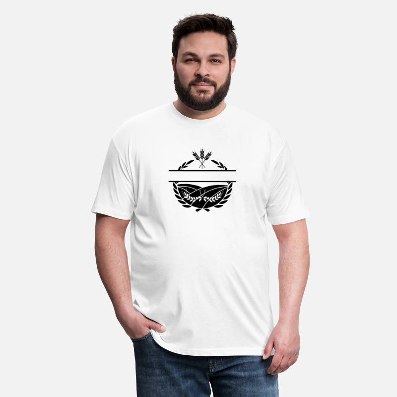 Laurel wreath landscape farmer