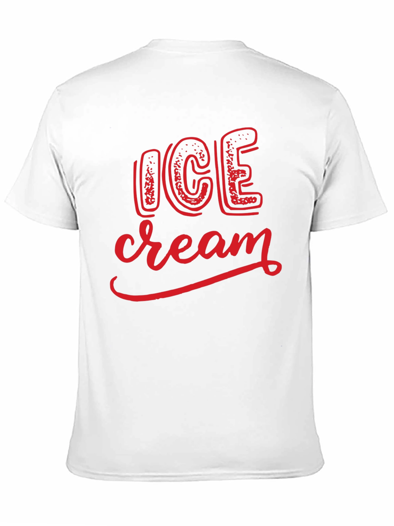 Ice Cream Graphic Tee - Black Casual Shirt