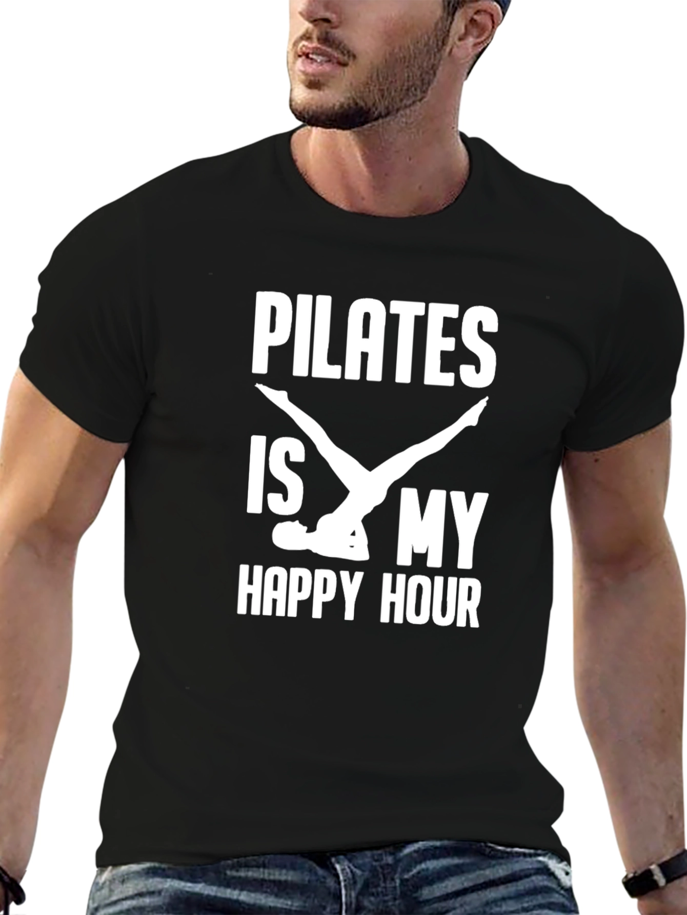 Pilates Is My Happy Hour Graphic Tee
