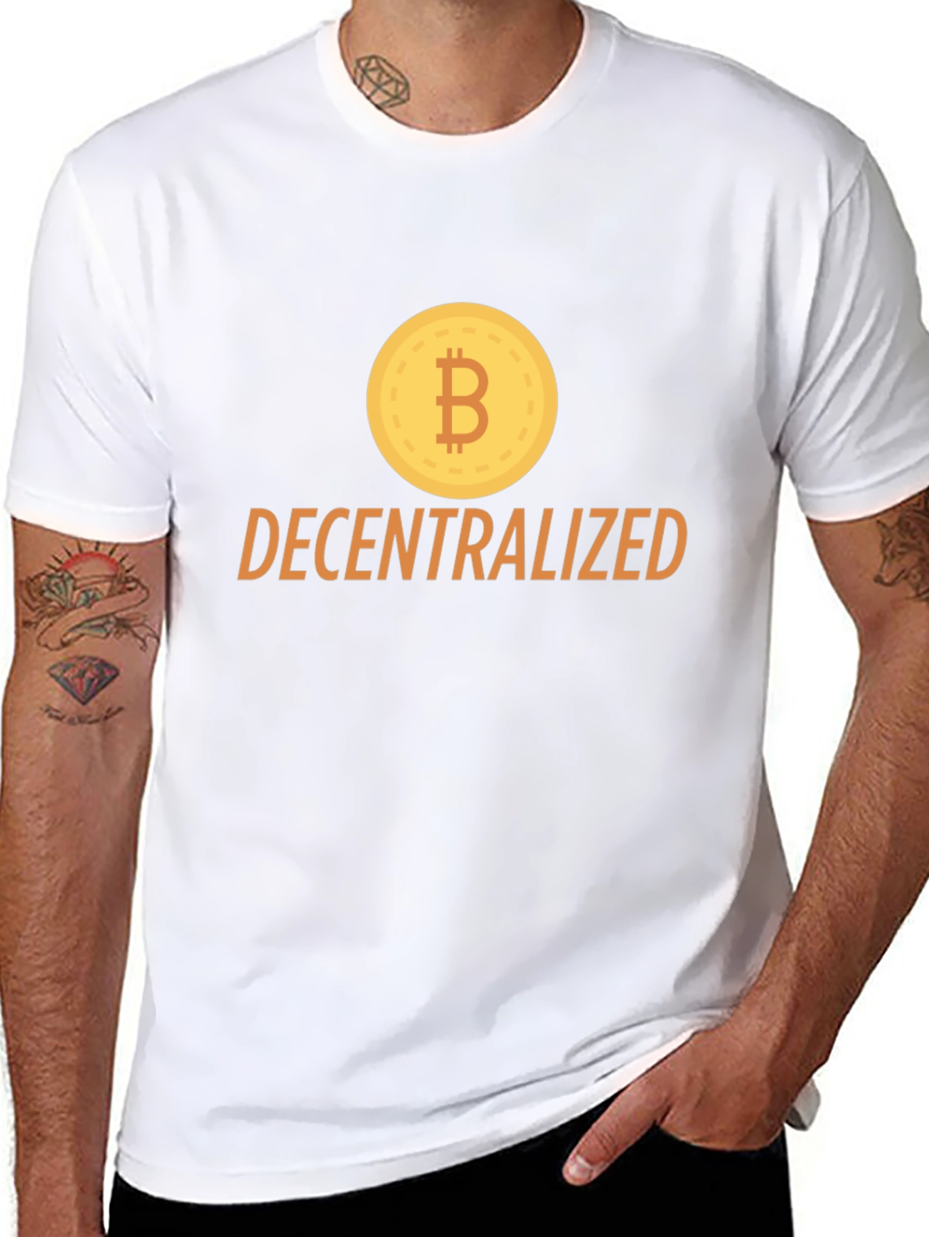 Bitcoin Decentralized Graphic T-Shirt