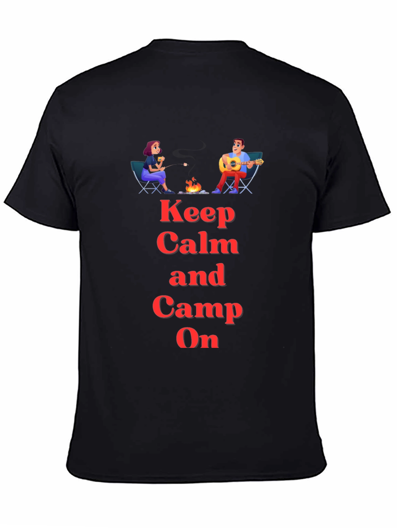 Keep Calm and Camp On Graphic T-Shirt
