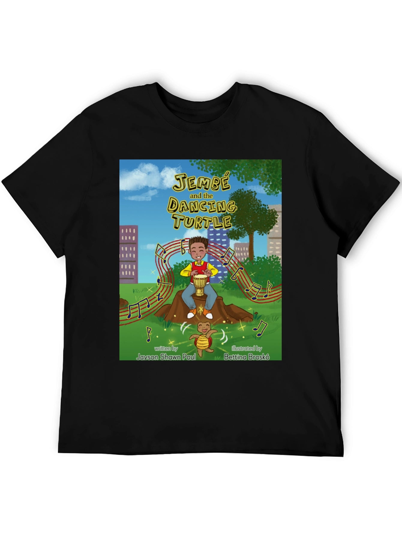 Jembe and The Dancing Turtle T-Shirt