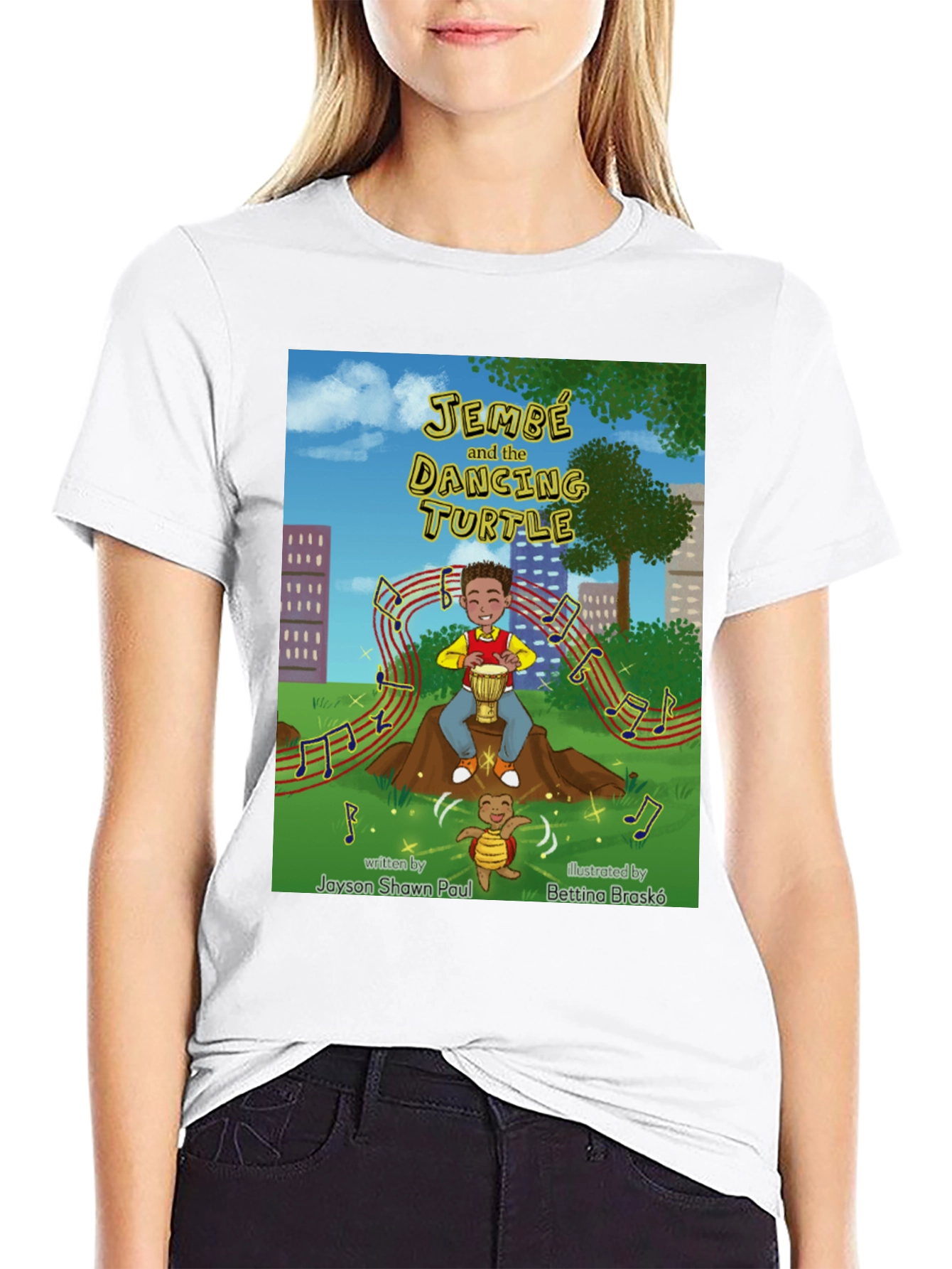 Jembe and The Dancing Turtle T-Shirt
