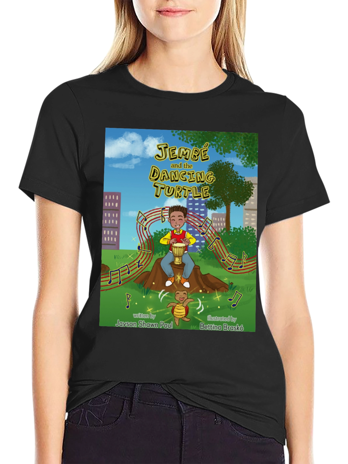 Jembe and The Dancing Turtle T-Shirt