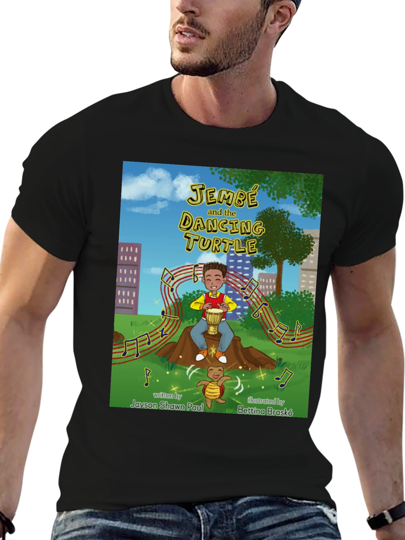 Jembe and The Dancing Turtle T-Shirt