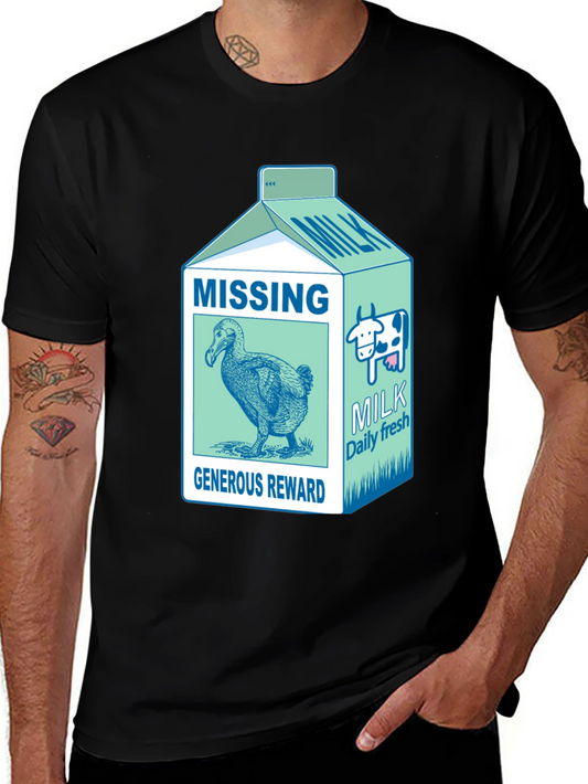 Dodo Bird Milk Carton Graphic Tee