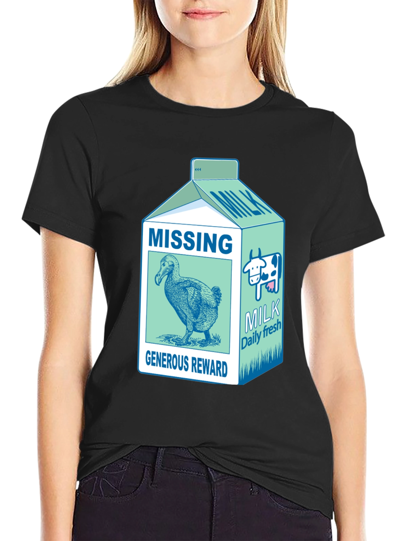 Dodo Bird Milk Carton Graphic Tee