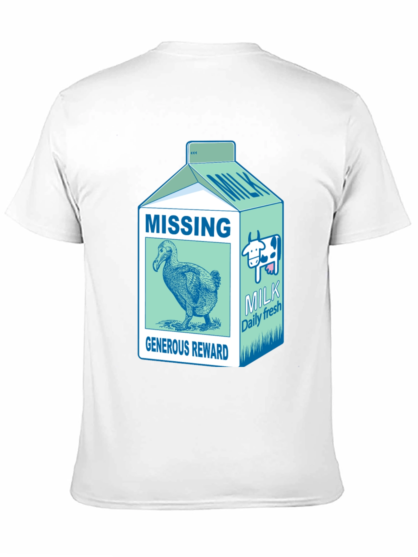 Dodo Bird Milk Carton Graphic Tee