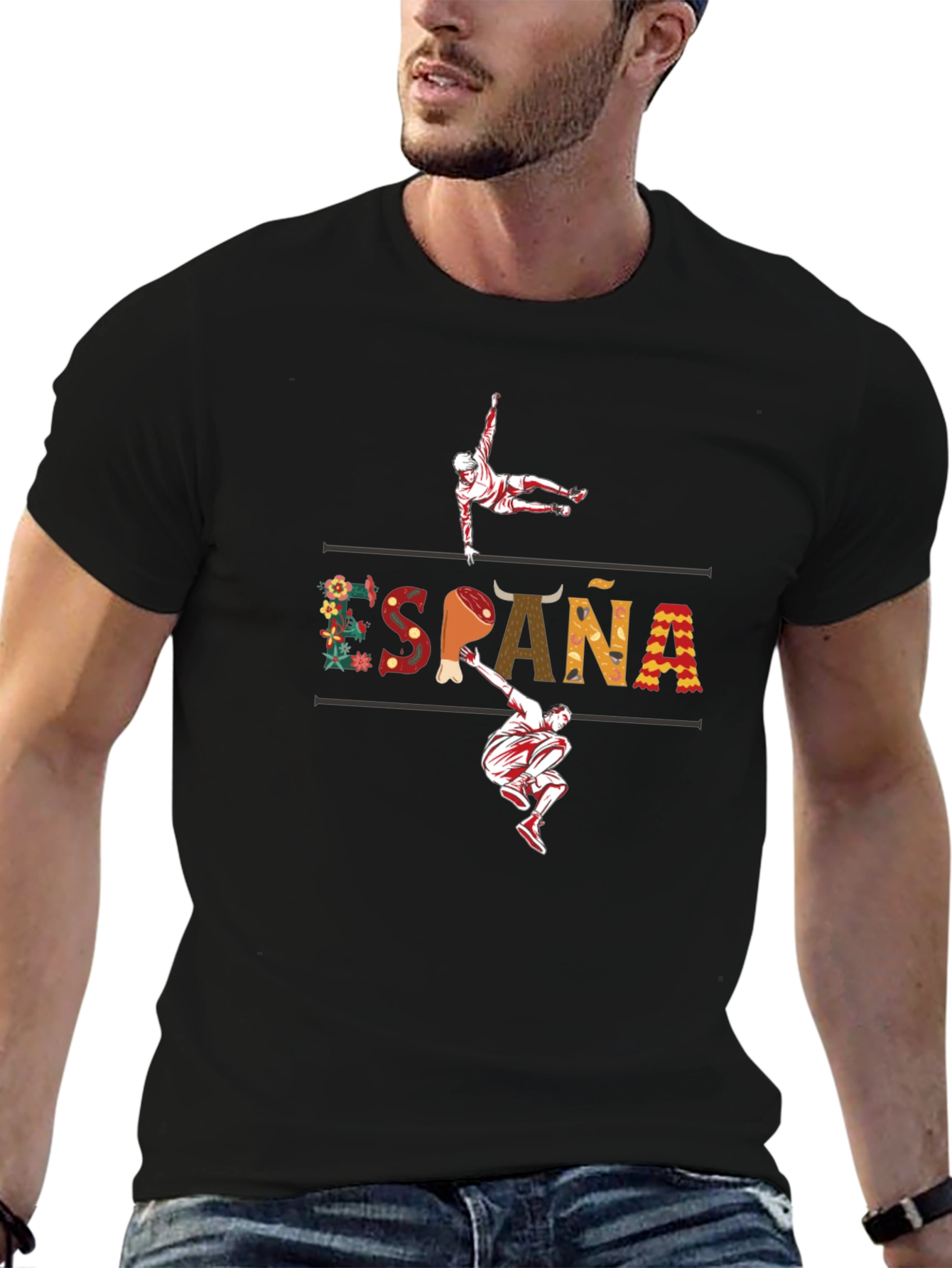 España Graphic Tee - Bullfighting & Culture Shirt