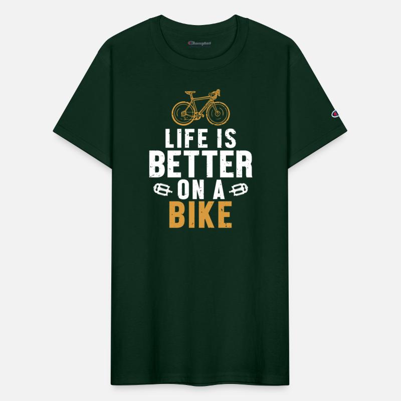 Life is Better on a Bike City Bike Cyclist Gravel