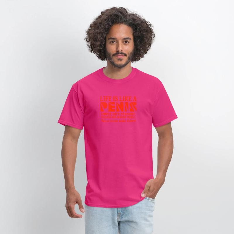 Life is Like a Penis Simple Soft Straight Relaxed