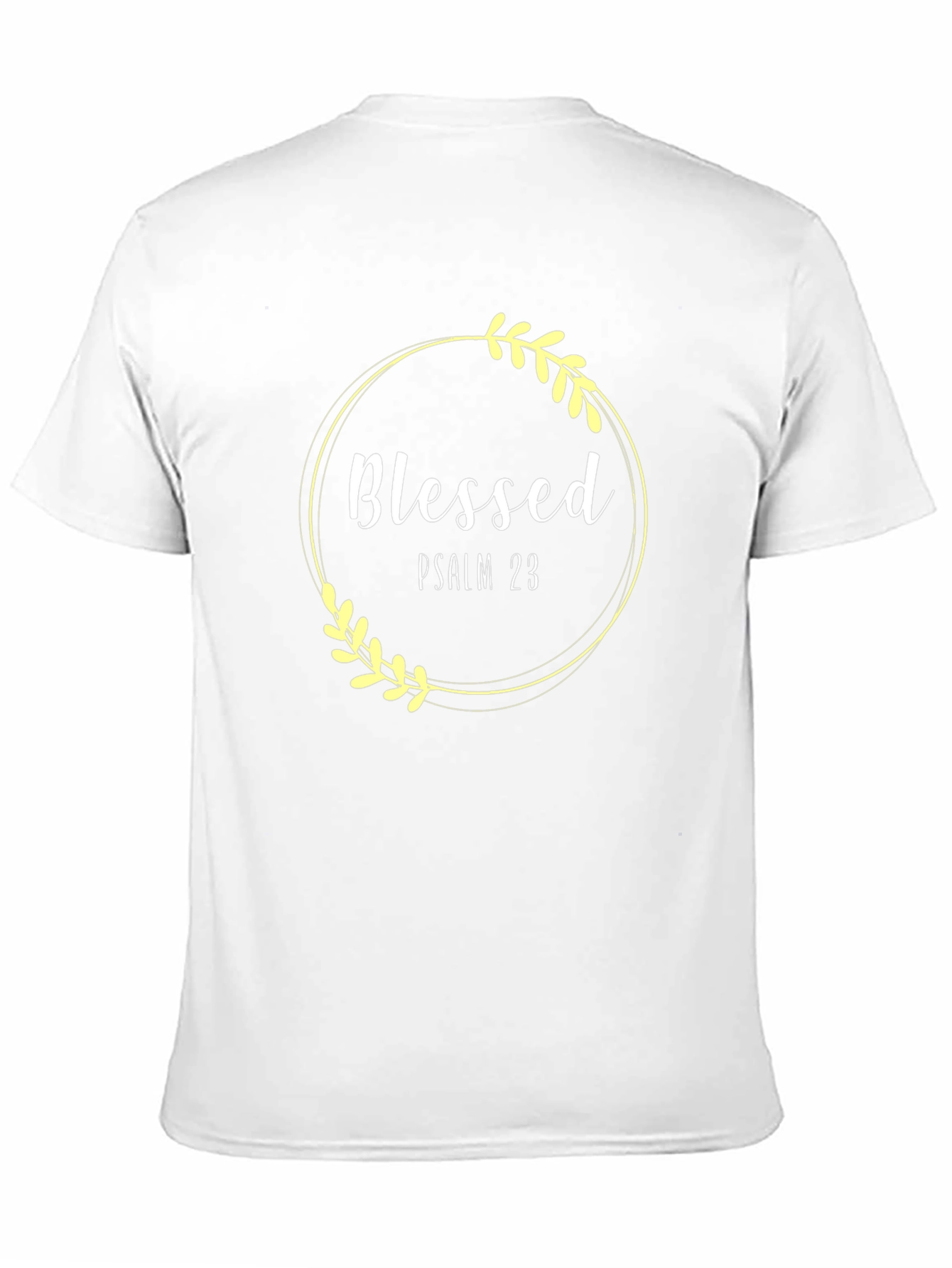 Blessed Psalm 23 Black T-Shirt