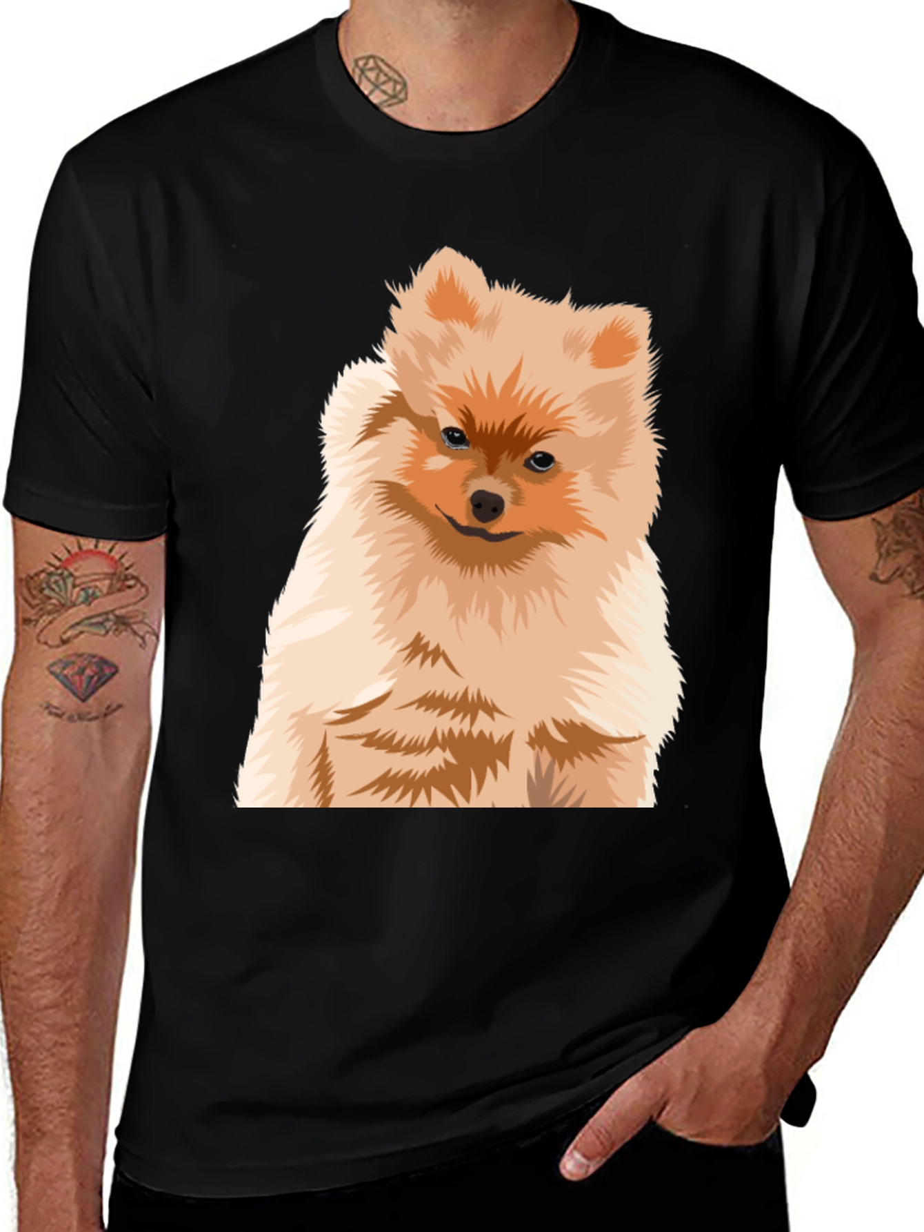 Pomeranian Dog Graphic Tee - Unisex