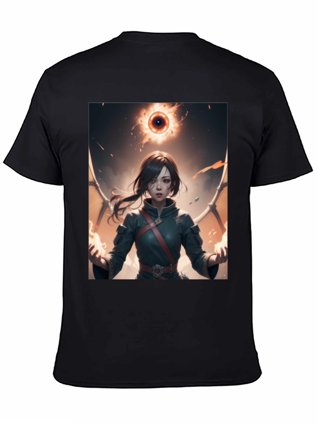 Fantasy Anime Girl Graphic T-Shirt
