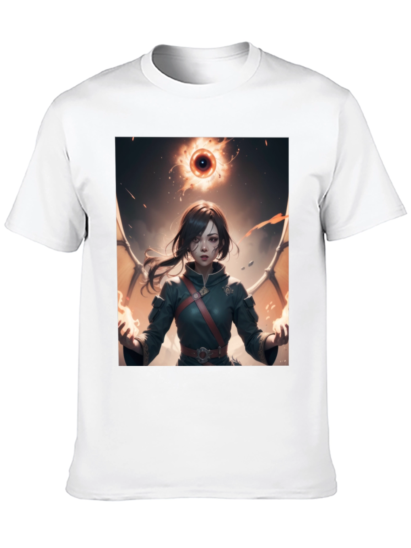 Fantasy Anime Girl Graphic T-Shirt