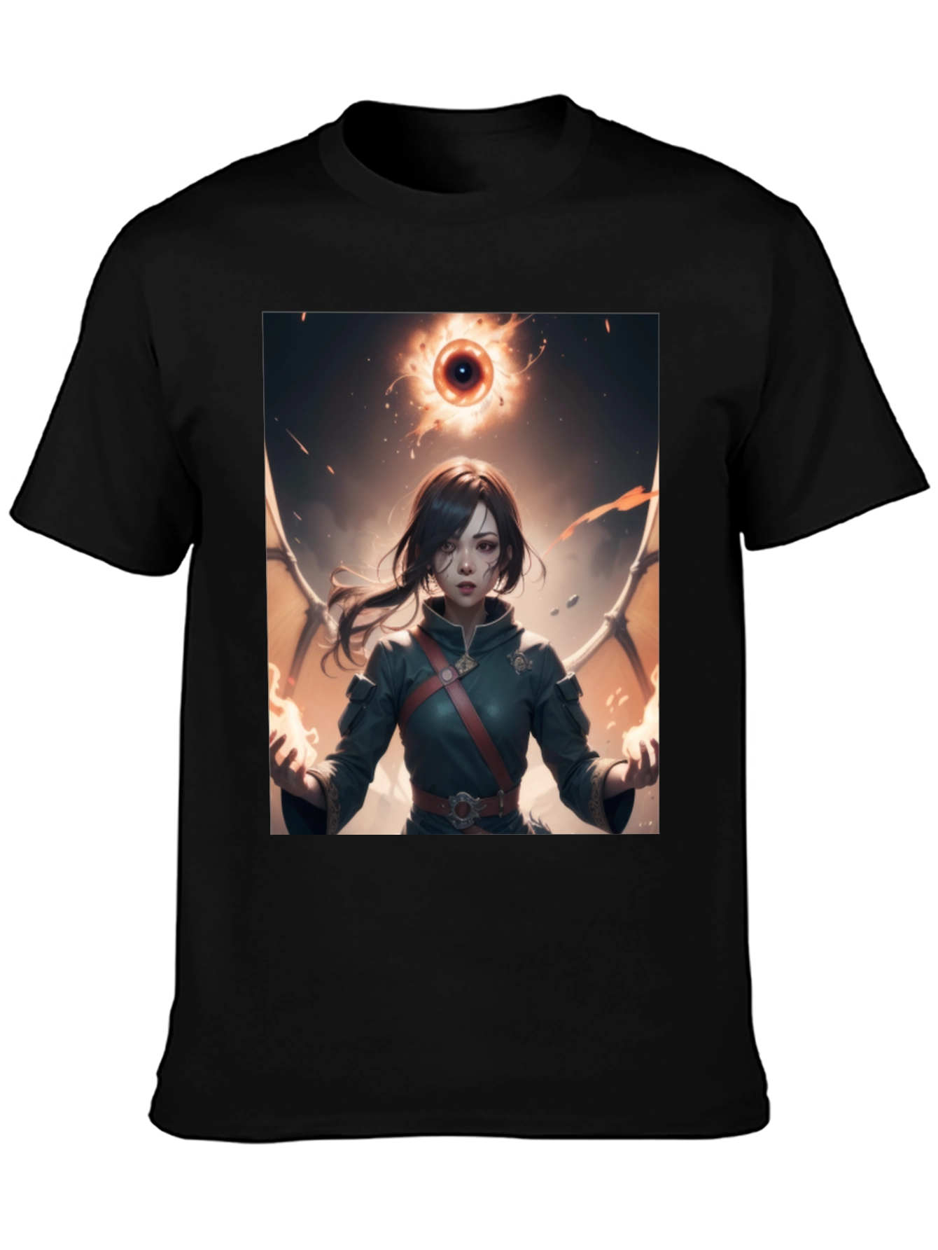 Fantasy Anime Girl Graphic T-Shirt