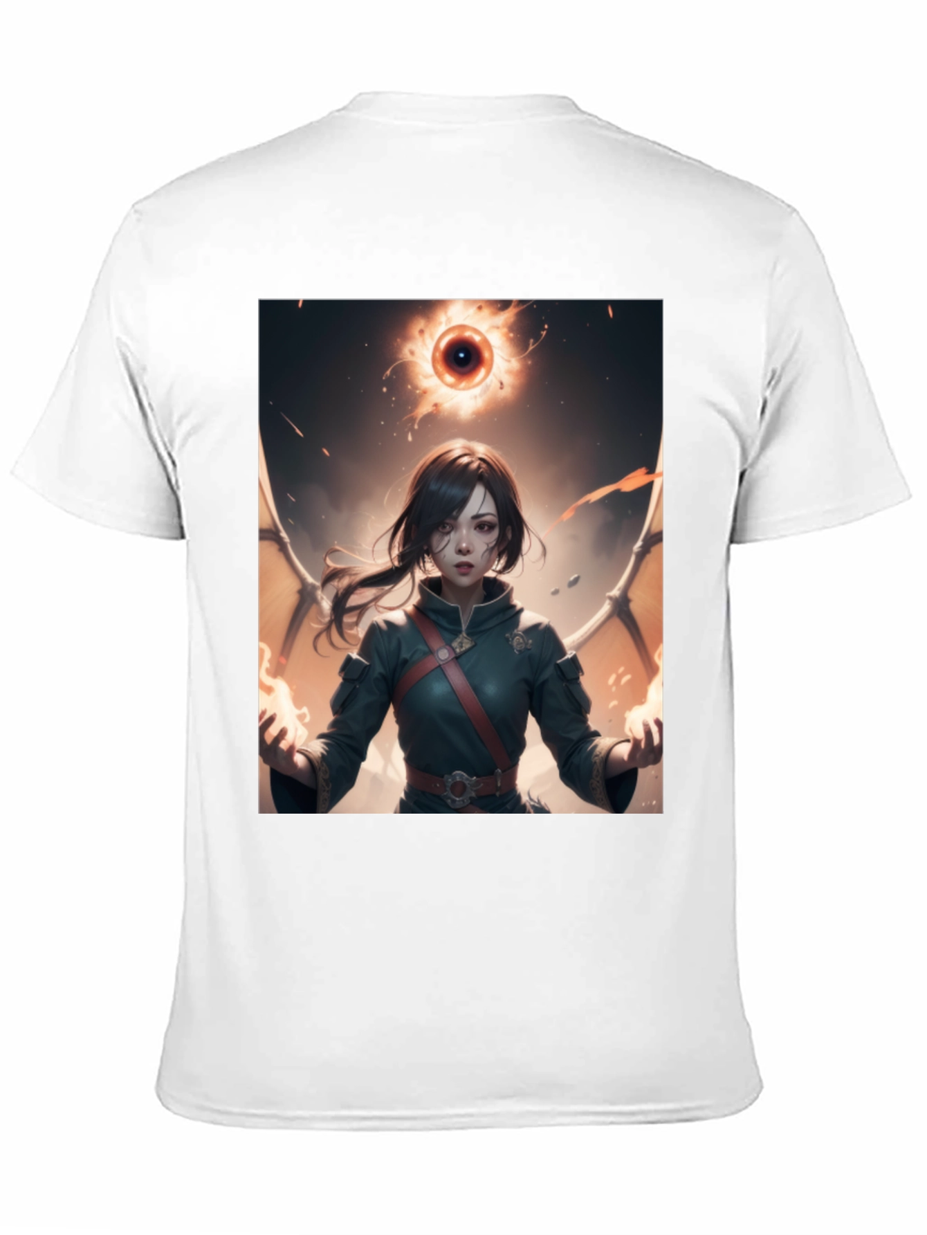Fantasy Anime Girl Graphic T-Shirt