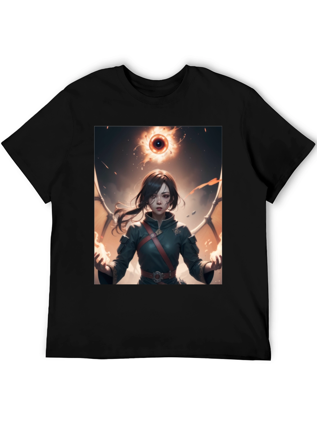 Fantasy Anime Girl Graphic T-Shirt