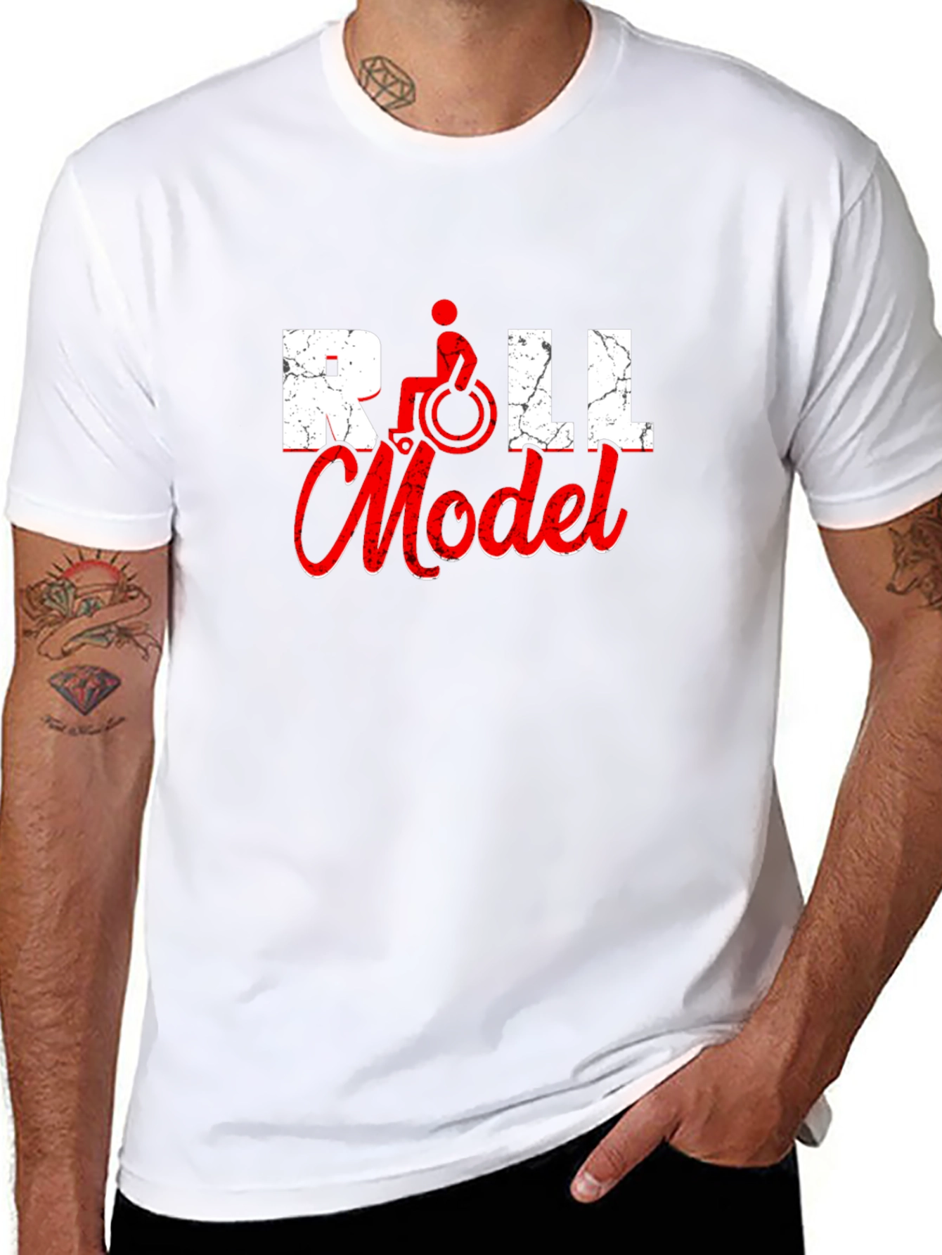 Roll Model T-Shirt - Disability Awareness Tee