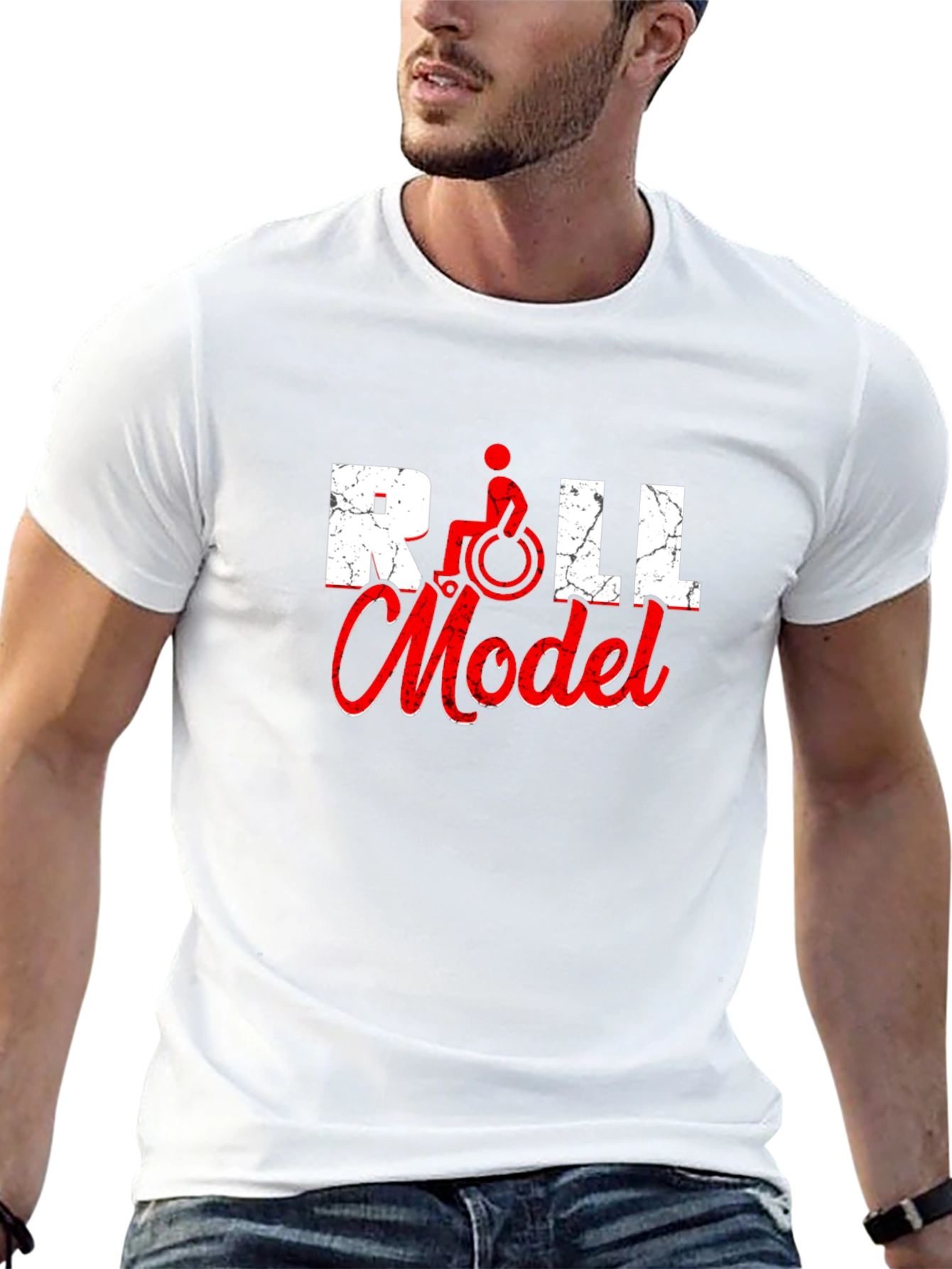 Roll Model T-Shirt - Disability Awareness Tee