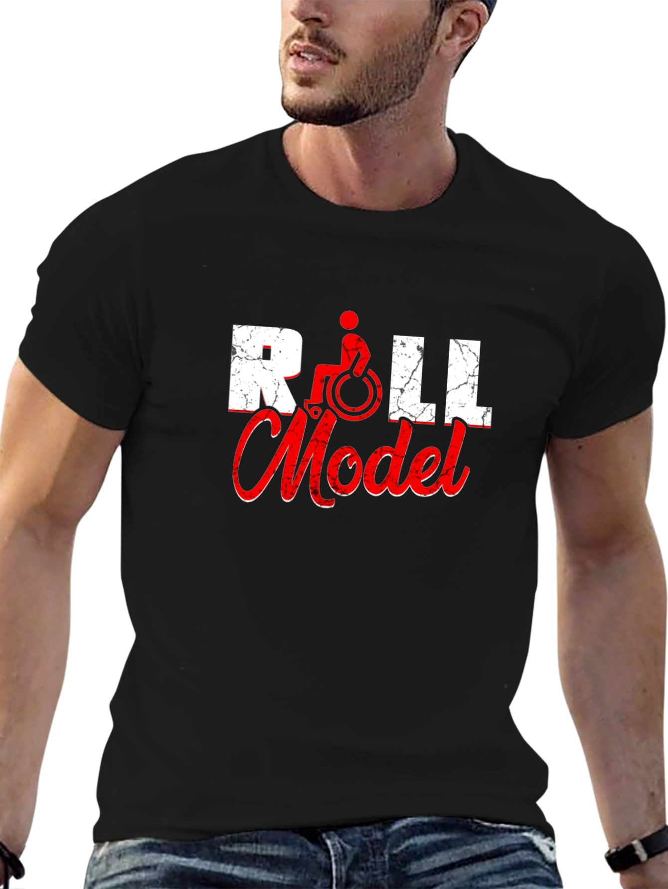 Roll Model T-Shirt - Disability Awareness Tee
