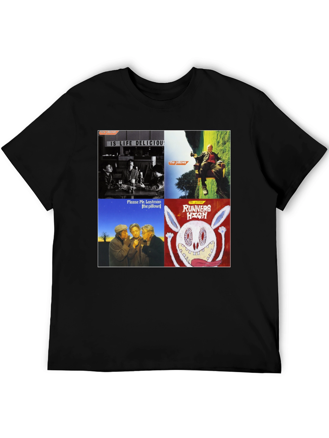 The Pillows Album Art Black T-Shirt