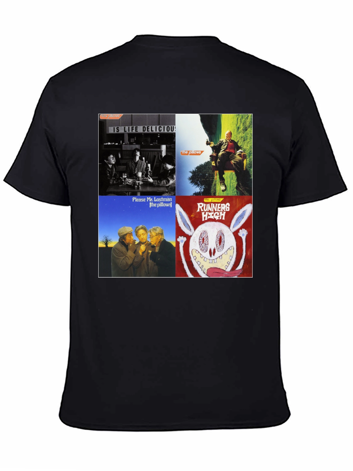 The Pillows Album Art Black T-Shirt