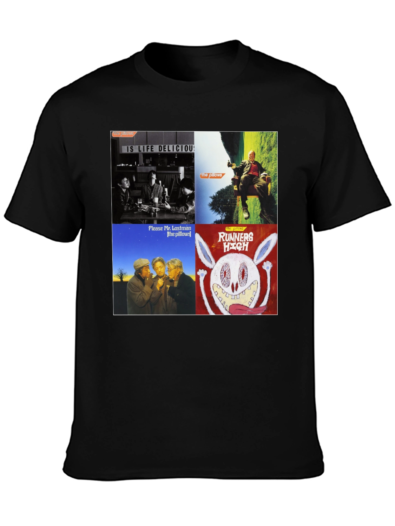The Pillows Album Art Black T-Shirt