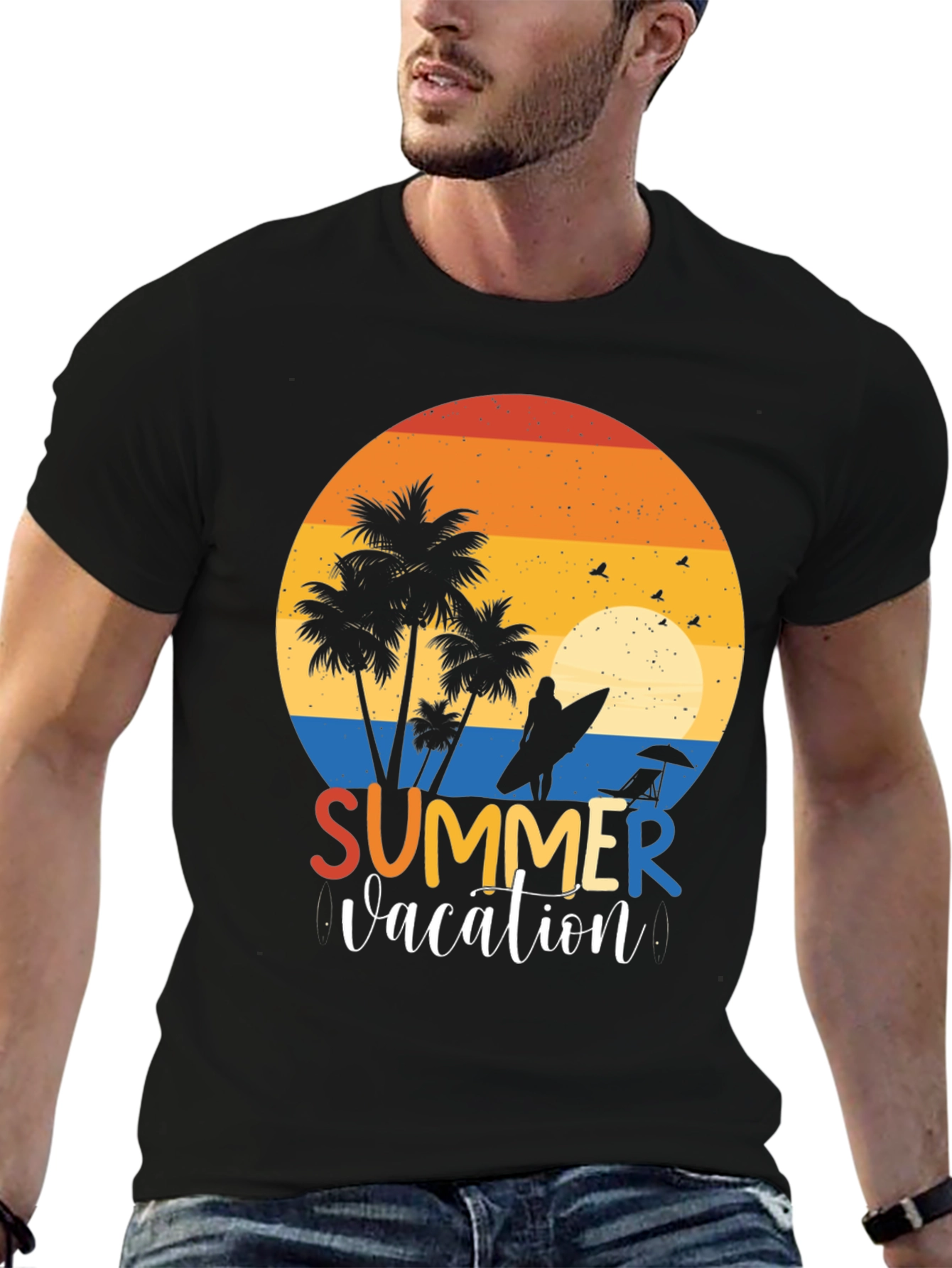 Summer Vacation Graphic T-Shirt