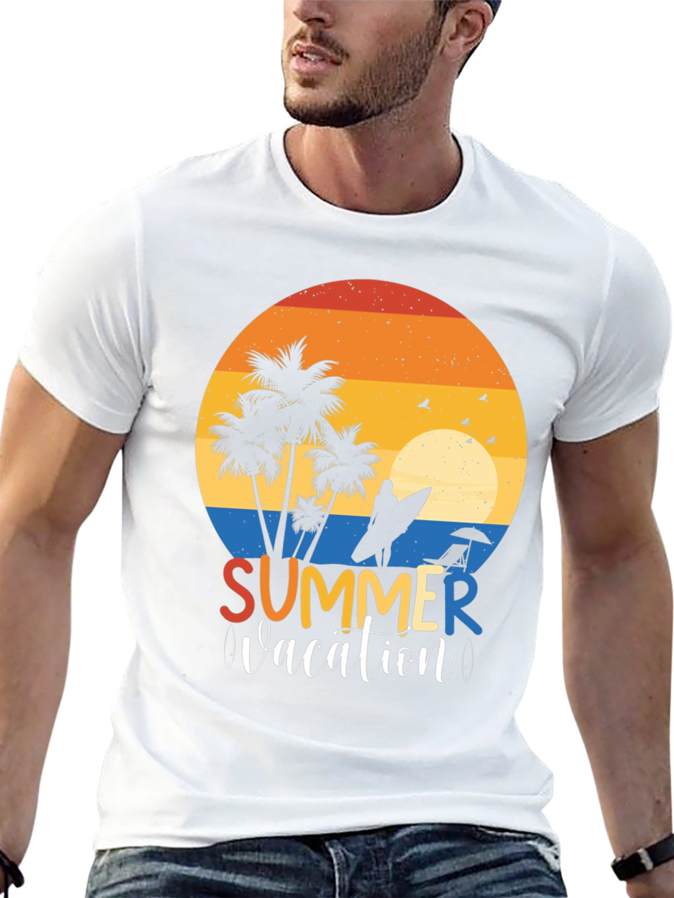 Summer Vacation Graphic T-Shirt