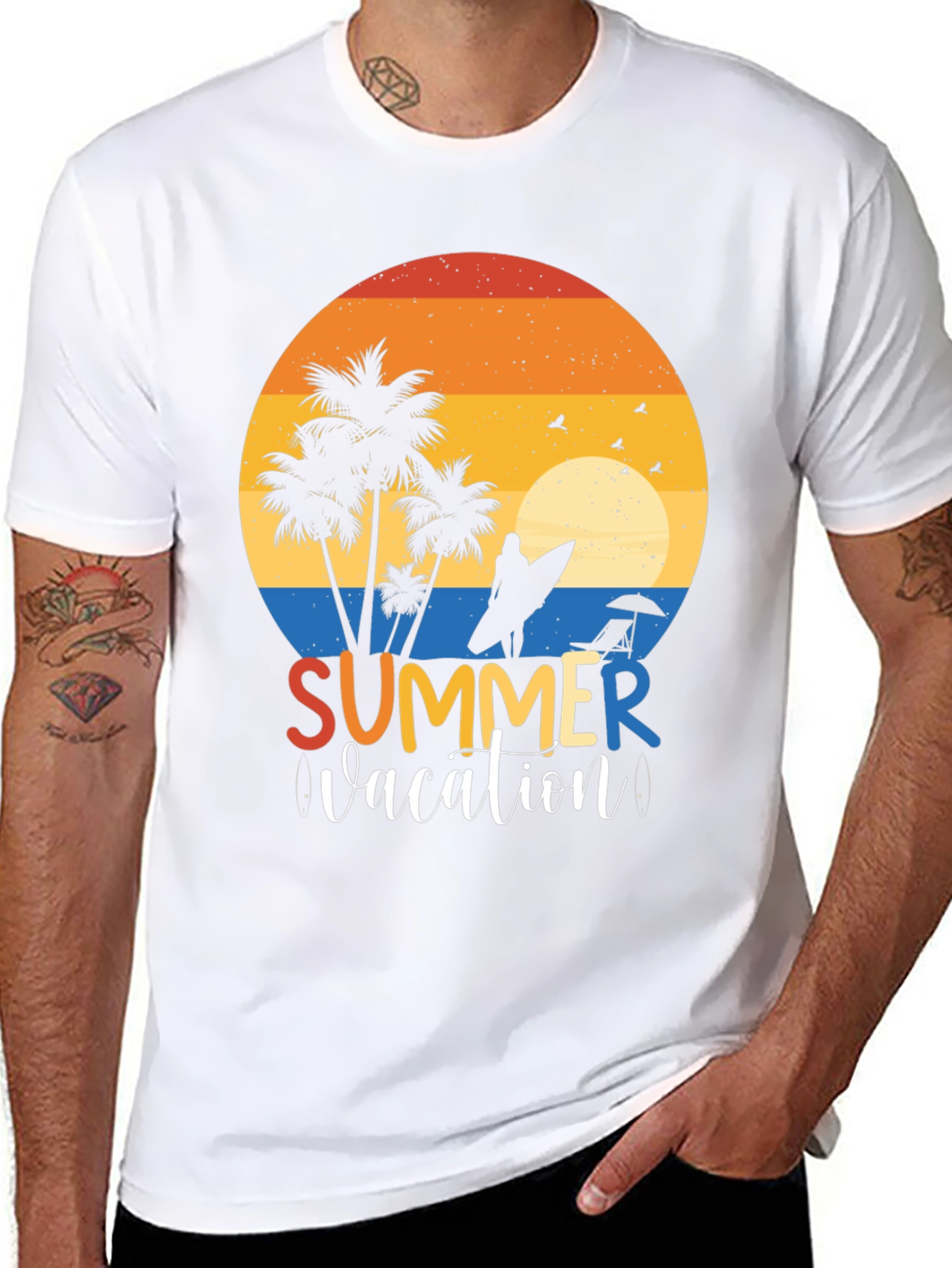 Summer Vacation Graphic T-Shirt