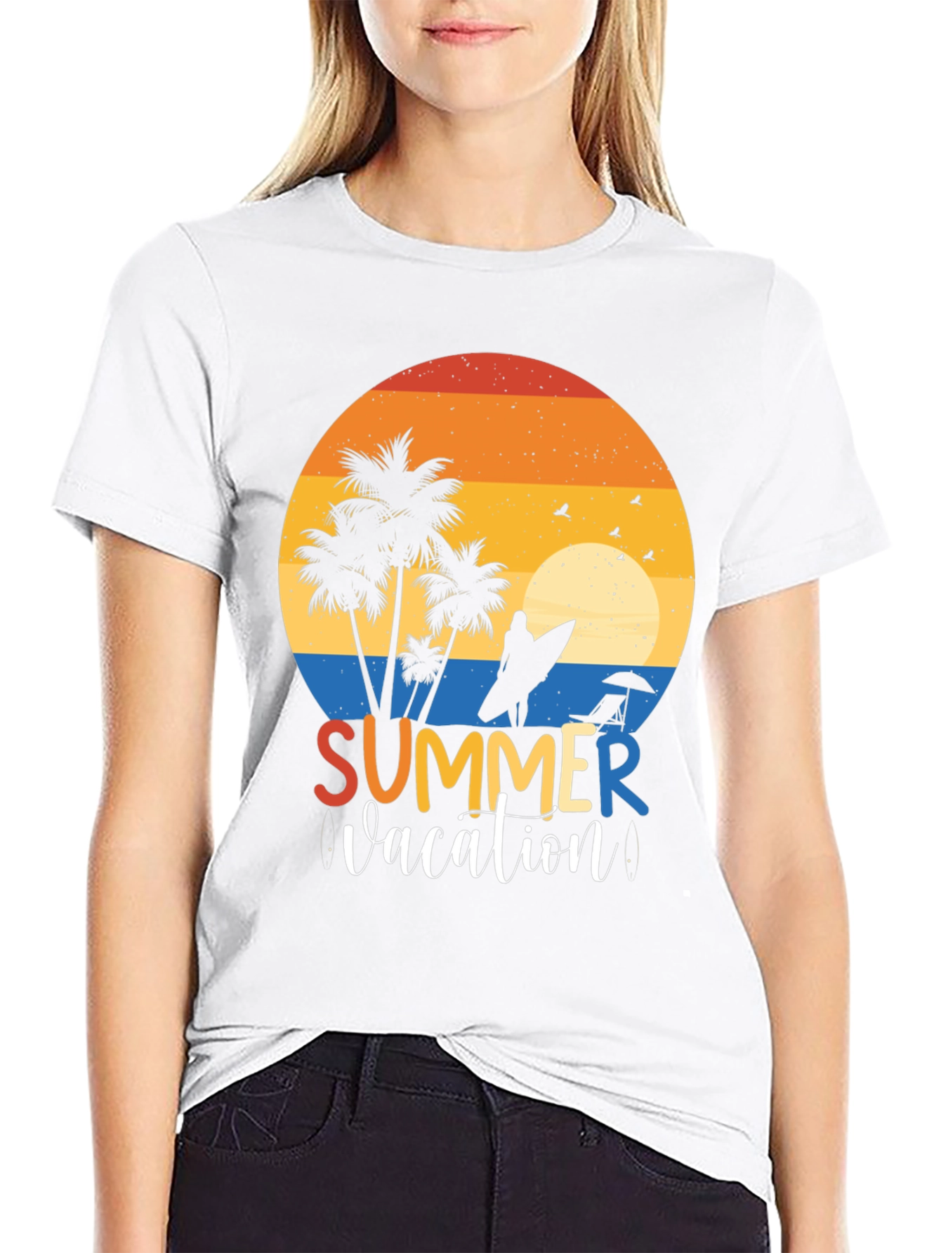 Summer Vacation Graphic T-Shirt