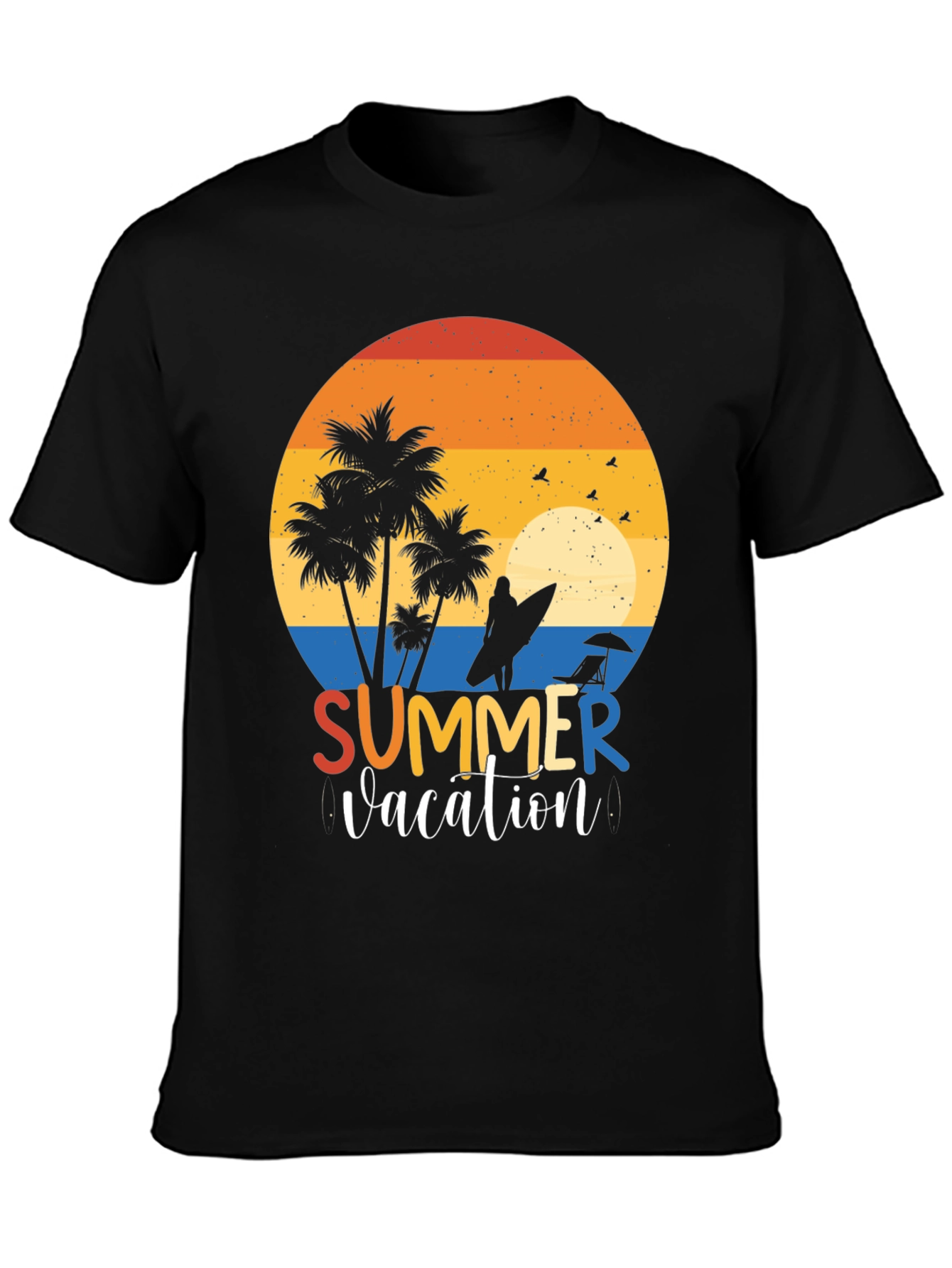 Summer Vacation Graphic T-Shirt