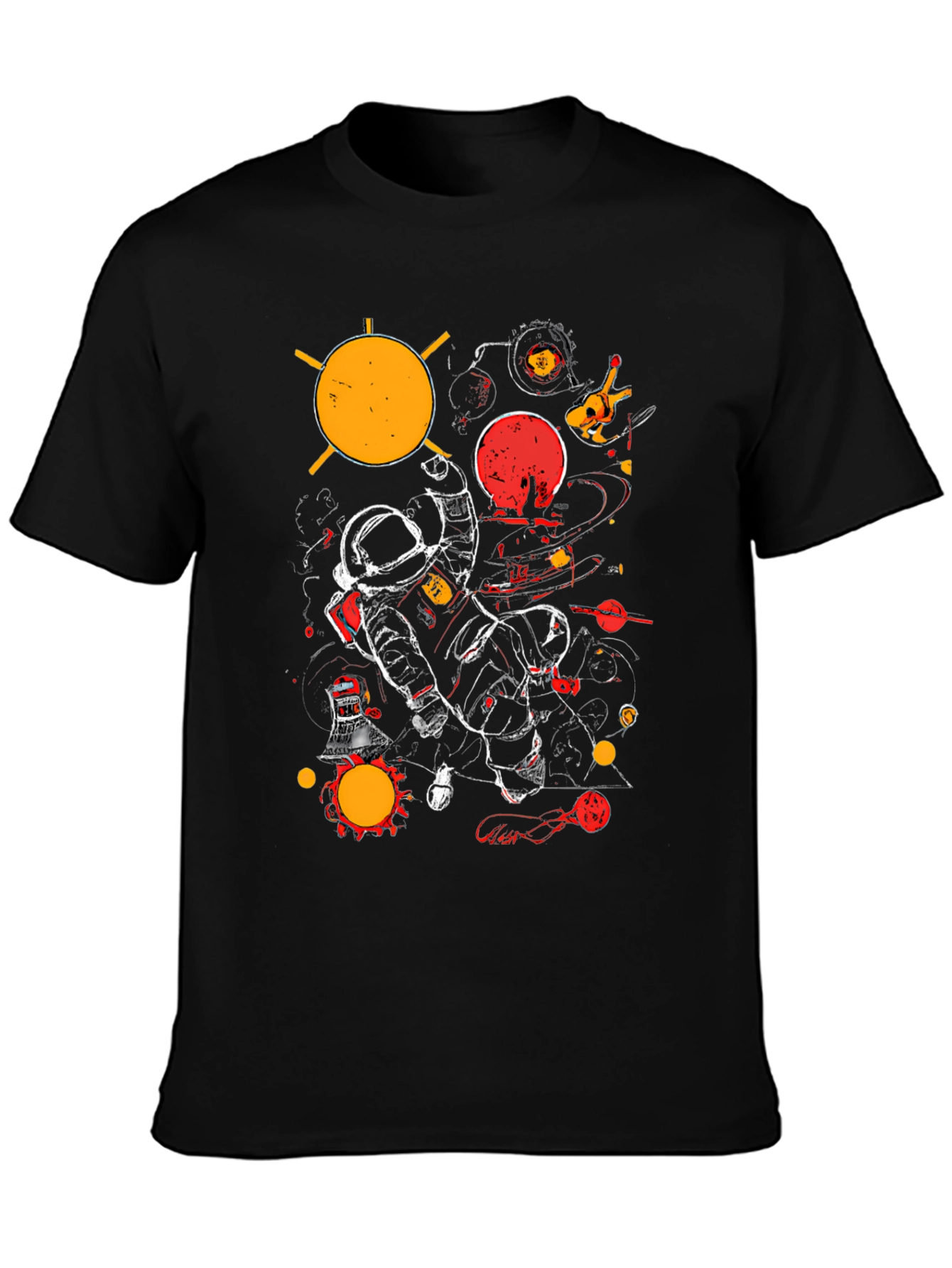 Cosmic Astronaut Graphic T-Shirt