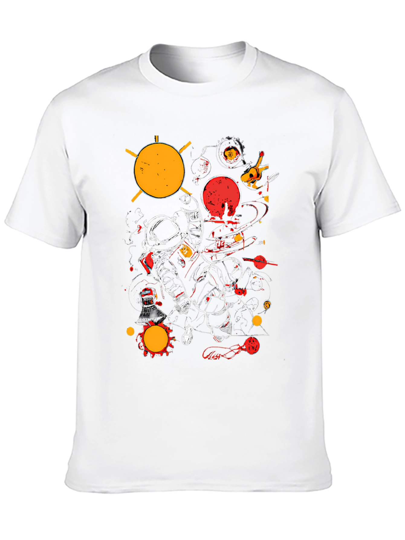 Cosmic Astronaut Graphic T-Shirt