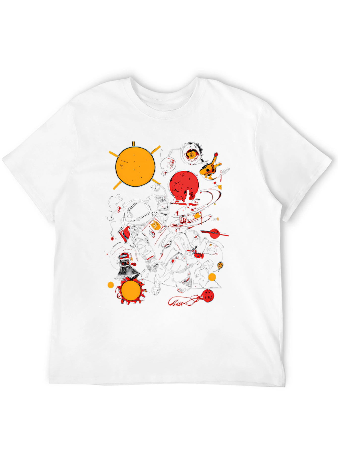 Cosmic Astronaut Graphic T-Shirt
