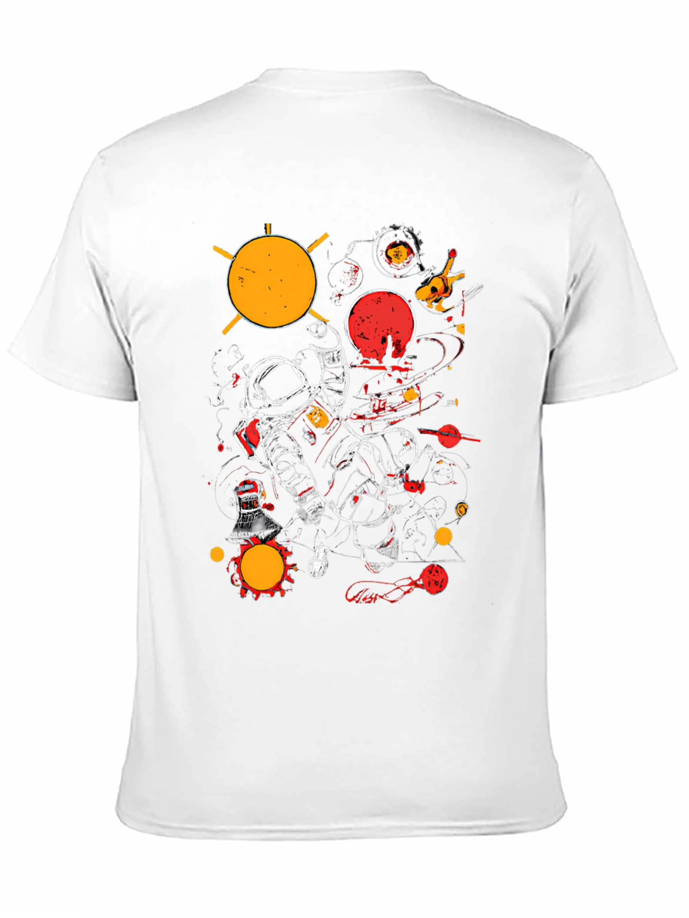 Cosmic Astronaut Graphic T-Shirt