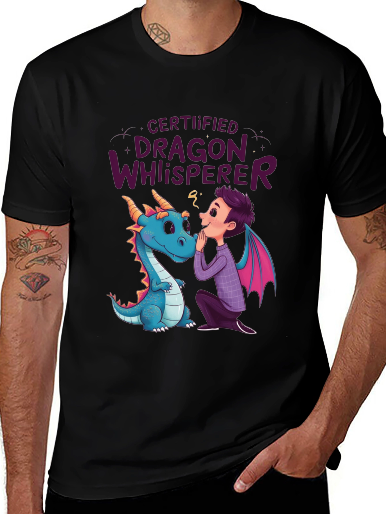 Certified Dragon Whisperer Graphic Tee