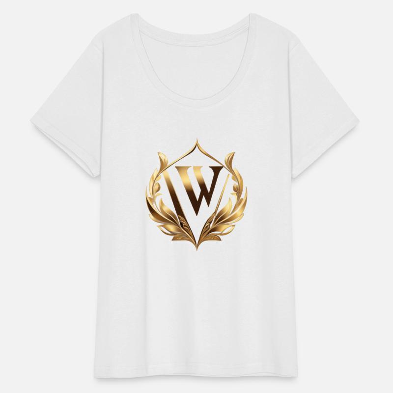 Logo On A White Background With Gold Elements