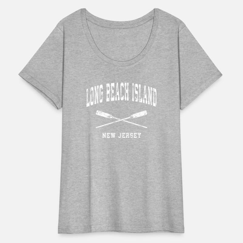 Long Beach Island New Jersey Nautical Crossed Oars
